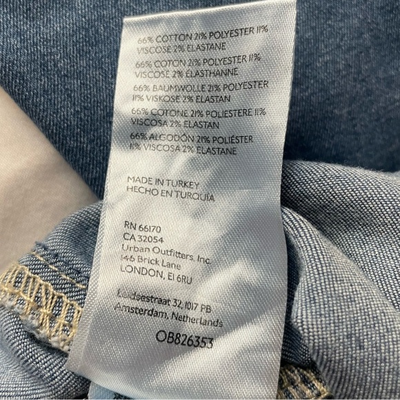 Free People Just Float On High Rise Super Flare Retro Stretch Jeans 27 Festival - Picture 7 of 10